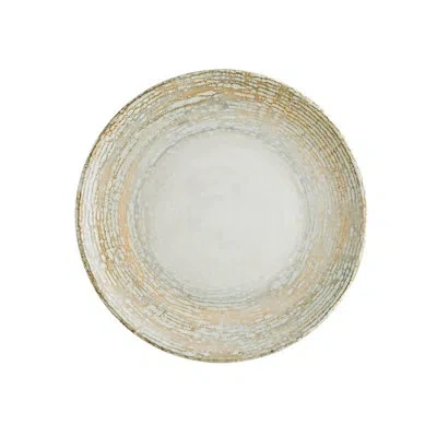 Turgla Home 7" Appetizer Plate In White;sand