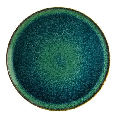 Turgla Home Alanis Flat Platter In Green