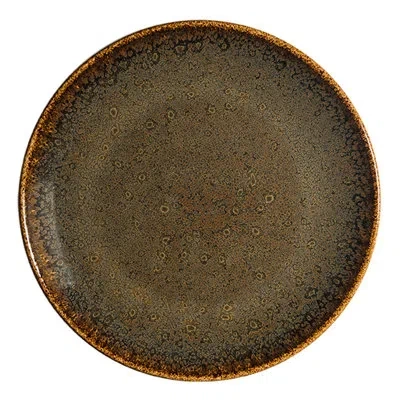 Turgla Home Dhara 12" Dinner Plate In Brown
