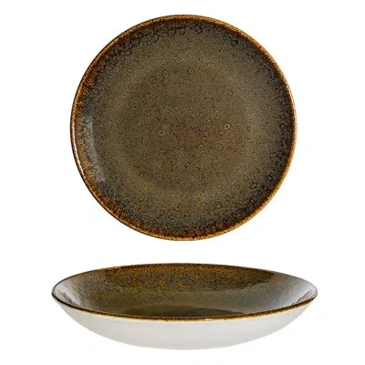Turgla Home Dhara 57 Oz. Low Dining Bowl In Brown