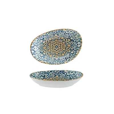 Turgla Home Española 8 Oz. Organic Dessert Bowl In Blue