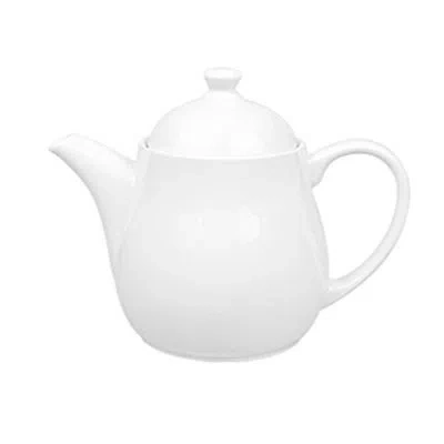 Turgla Home European 13 Oz. Porcelain China Tea Set For 2 People In White
