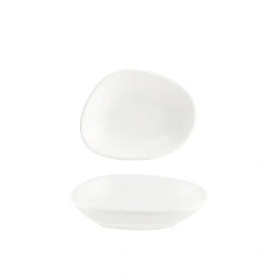 Turgla Home Flow 3 Oz. Sauce Dessert Bowl In White