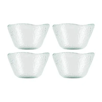 Turgla Home Glass Dinnerware Dia.3.25" H:2" 4 Oz. Round  Glass Ramekin (set Of 4) In Clear