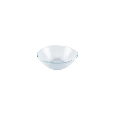 Turgla Home Glass Dinnerware Dia.7.5" H:2.75" 20 Oz. Round Clear Glass Bowl (set Of 2)