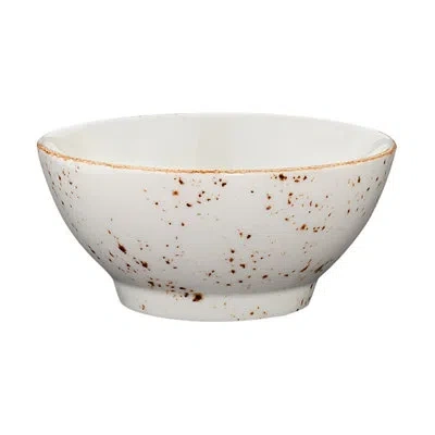 Turgla Home Grano 15 Oz. Dining Bowl In White;beige