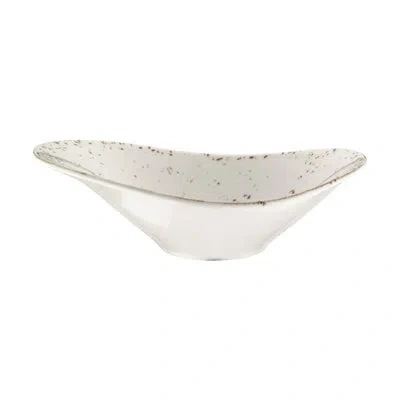 Turgla Home Grano 23 Oz. Tide Dining Bowl In White