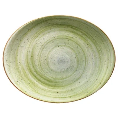 Turgla Home Gris Coupe Platter In Green