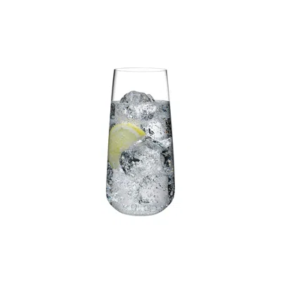 Turgla Home Neutrals Mirage Crystal High Ball Glasses, Set Of Four