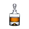 Turgla Home Neutrals Shade Crystal Whiskey Bottle With Crystal Skull Stopper