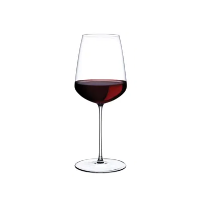 Turgla Home Neutrals Stem Zero Crystal Red Wine Glass, Set Of Two