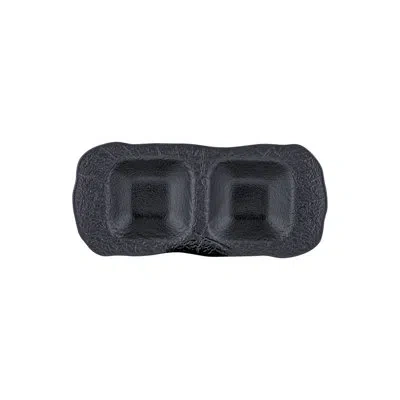 Turgla Home Noir Divided Serving Dish In Black