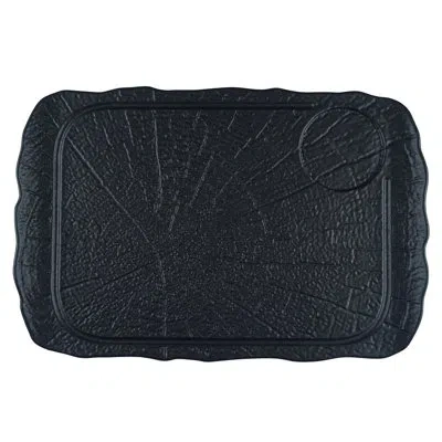 Turgla Home Noir Platter In Black