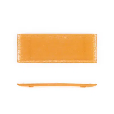 Turgla Home Orange Glass Tray