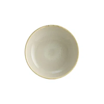 Turgla Home Sand Porcelain Bowl Beige Round 5.50" X 5.50" X 2.00" In Neutral
