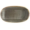 Turgla Home Space Oval Grey Porcelain Platter