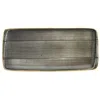 Turgla Home Space Rectangular Grey Porcelain Platter