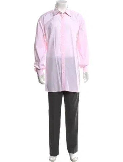 Pre-owned Turnbull & Asser Long Sleeve Dress Shirt In Pink