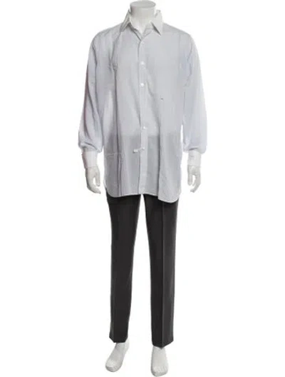 Pre-owned Turnbull & Asser Long Sleeve Dress Shirt In White