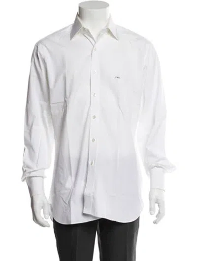 Pre-owned Turnbull & Asser Long Sleeve Dress Shirt In White