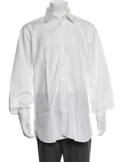 Pre-owned Turnbull & Asser Long Sleeve Dress Shirt In White