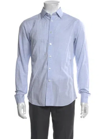 Pre-owned Turnbull & Asser Long Sleeve Shirt In Blue