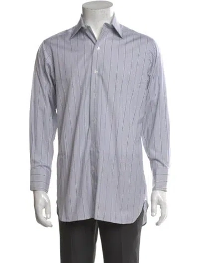 Pre-owned Turnbull & Asser Striped Long Sleeve Shirt In Multi