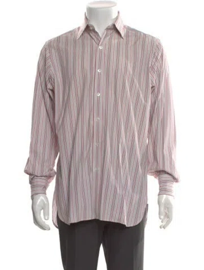 Pre-owned Turnbull & Asser Striped Long Sleeve Shirt In Multi