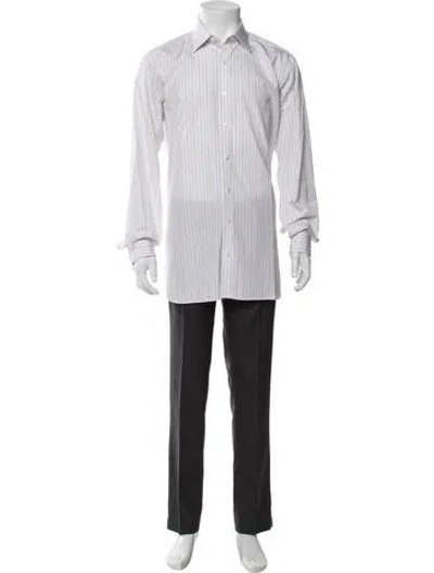 Pre-owned Turnbull & Asser Striped Long Sleeve Shirt In Multi
