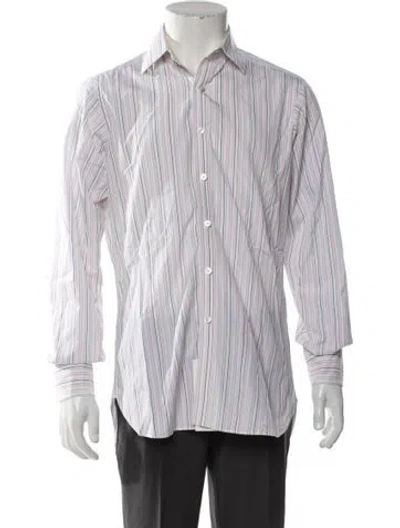 Pre-owned Turnbull & Asser Striped Long Sleeve Shirt In Multi