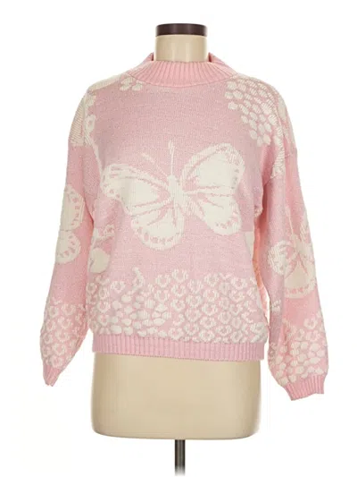 Pre-owned Turning Point Pullover Sweater In Pink