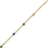 Turquoise Mountain Azita Charm Bracelet In Gold