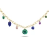 Turquoise Mountain Esme Charm Necklace In Gold
