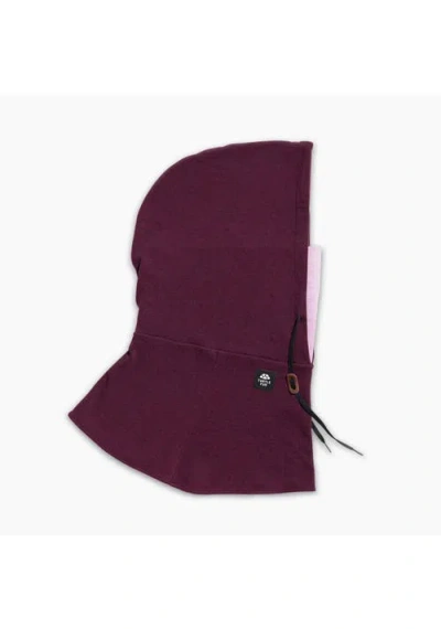 Turtle Fur All-mountain Overhood Balaclava In Burgundy