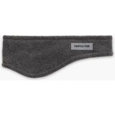Turtle Fur Bang Band Fleece Headband In Gray
