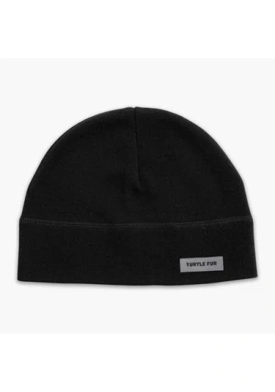 Turtle Fur Carefree Merino Wool Beanie In Black