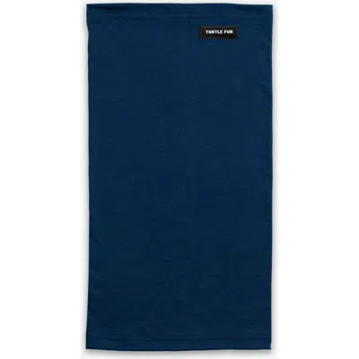 Turtle Fur Carefree Superfine Merino Wool Neck Gaiter In Blue