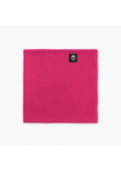 Turtle Fur Double-layer Fleece Neck Warmer In Pink