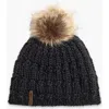 Turtle Fur Fifi Wool Pom Beanie In Black