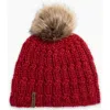 Turtle Fur Fifi Wool Pom Beanie In Red
