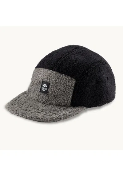 Turtle Fur Fleece Art 5-panel Hat In Black
