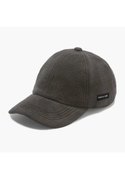 Turtle Fur Fleece Fly Ball Cap In Gray