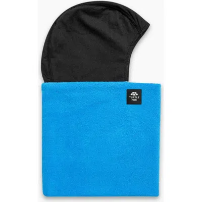 Turtle Fur Fleece Shellaclava Balaclava In Blue