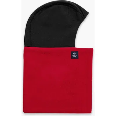 Turtle Fur Fleece Shellaclava Balaclava In Red
