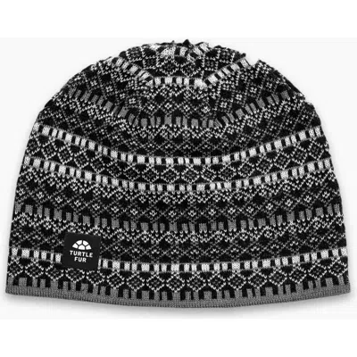 Turtle Fur Franz Merino Wool Beanie In Black