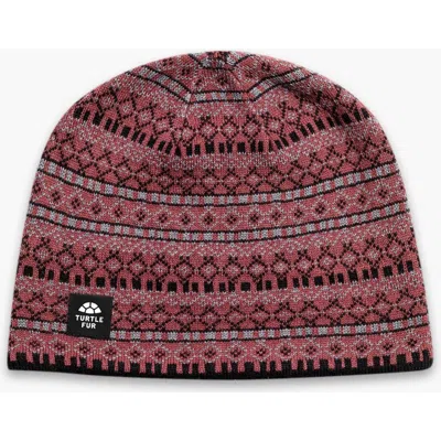 Turtle Fur Franz Merino Wool Beanie In Pink