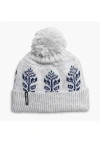 Turtle Fur Freya Pom Beanie In Gray