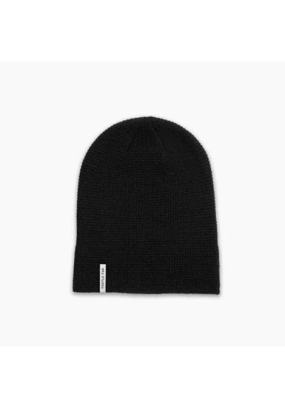 Turtle Fur Frostline Slouch Beanie In Black