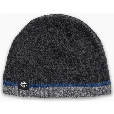 Turtle Fur Harbour Town Wool Beanie In Black