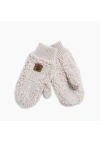 Turtle Fur High Pile Fleece Freestyle Mittens In Brown